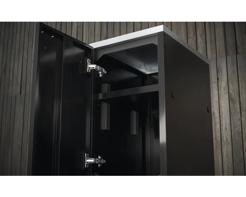 Dulap de scule deschis cu rafturi