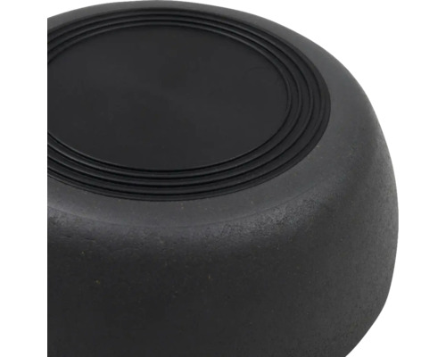 Buton negru pentru mobilă din plastic