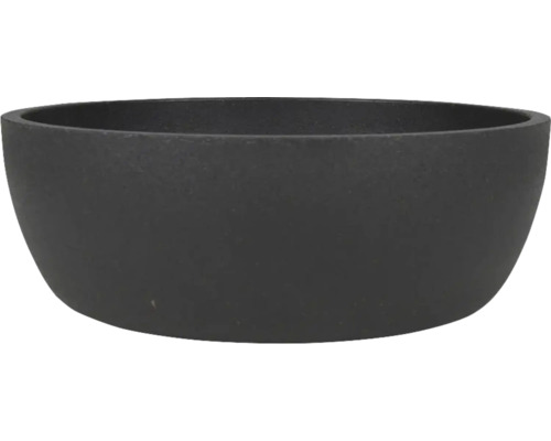 Bol pentru plante negru cu design semisferic