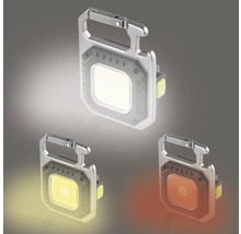 Lampă breloc cu LED cu carabină și diverse culori de lumină
