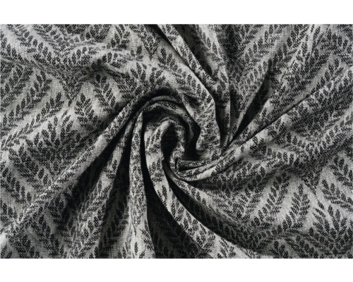 Material textil cu model de frunze în pliuri