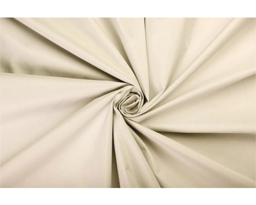 Material textil bej v prezentare rulată.