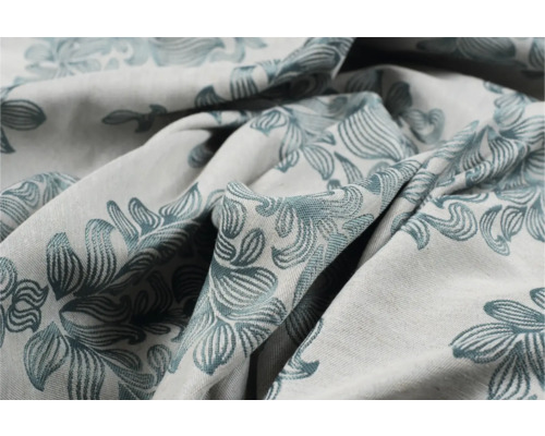 Prim-plan cu țesătură cu model floral