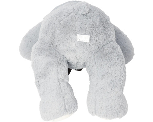 Vedere din spate a unei jucării de pluș gri