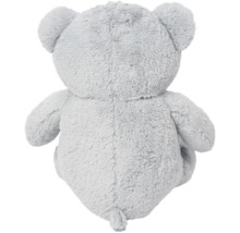 Vedere din spate a unui ursuleț de pluș gri din pluș