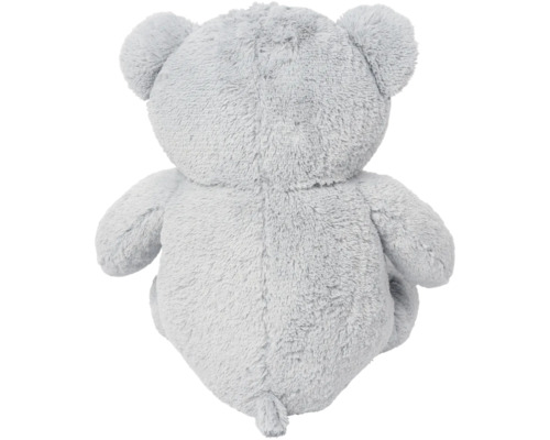 Vedere din spate a unui ursuleț de pluș gri din pluș