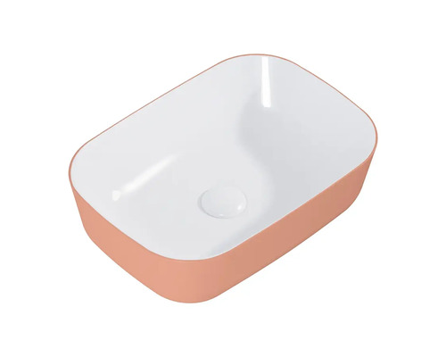 Lavoar ceramic, dreptunghiular cu colțuri rotunjite