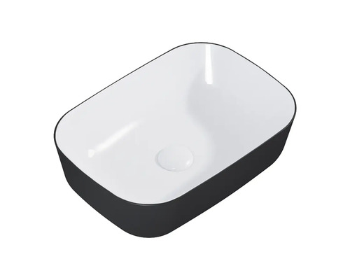 Lavabou dreptunghiular pentru baie, montat pe blat