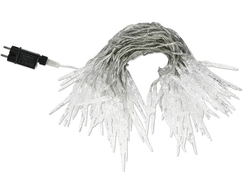 Instalație luminoasă cu țurțuri cu ștecher