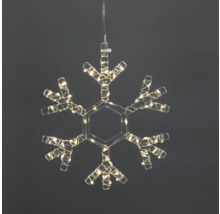 Fulgi de zăpadă cu iluminare pentru decorare