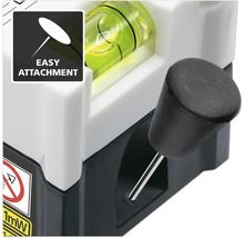 Imagine detaliată a unui boloboc cu un știft de fixare