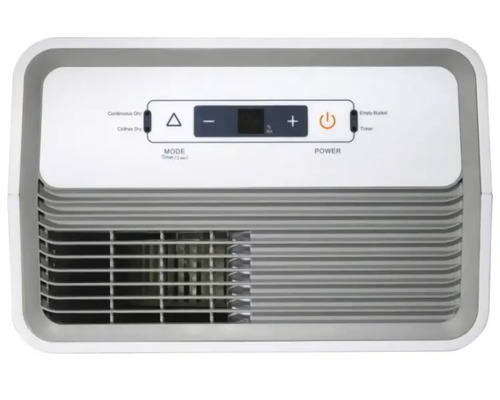 Vedere de sus a unui dezumidificator cu comenzi