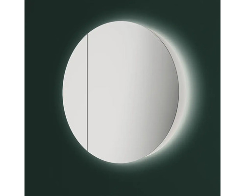 Dulap cu oglindă rotundă cu iluminare