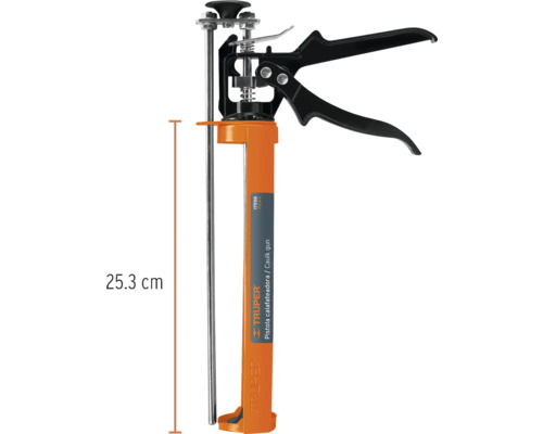 Pistol cartuș cu o lungime de 25,3 cm