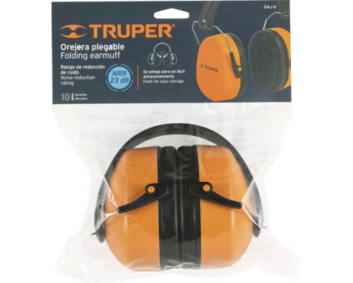 Protecție auditivă pliabilă Truper în ambalaj