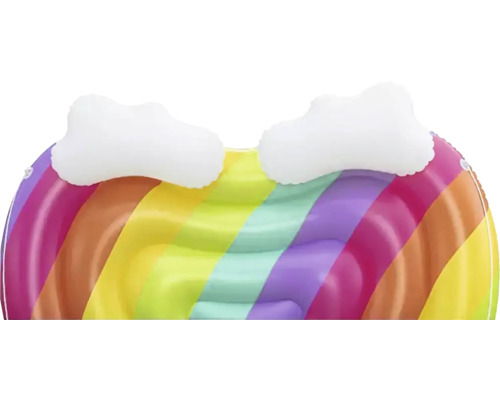 Tobogan gonflabil cu curcubeu și nori pentru copii