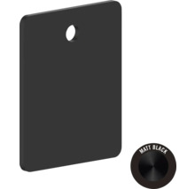 Placă dreptunghiulară neagră cu gaură