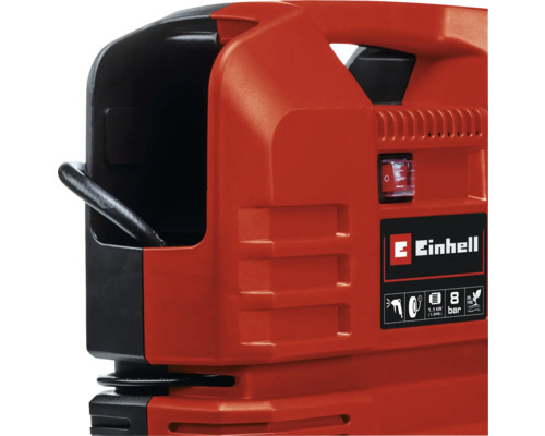 Logo Einhell pe un compresor