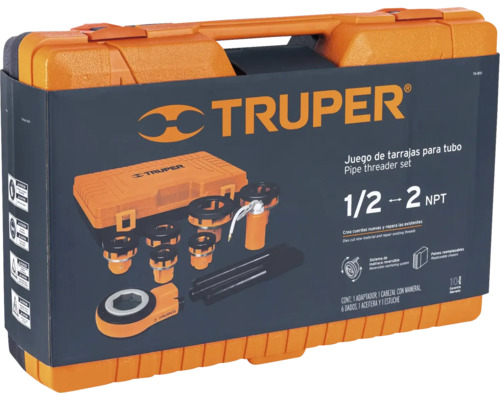 Set filete pentru țevi Truper