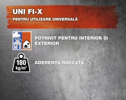 Potrivit pentru interior și exterior, cu aderență ridicată.