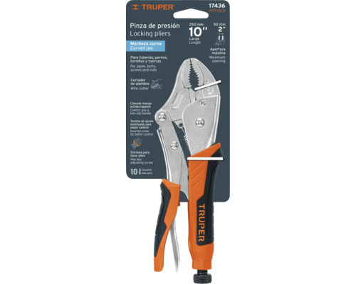 Clește autoblocant cu fălci curbate, 250 milimetri de la Truper