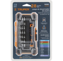 Set șurubelnițe de precizie Truper Multi-bit, 28 de piese
