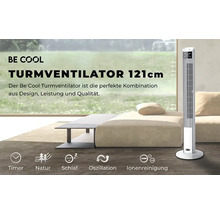Ventilator turn cu funcție de cronometru, natură, somn, oscilație și curățare cu ioni