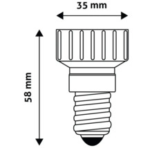 Adaptor dulie Entac E14 -> GU10