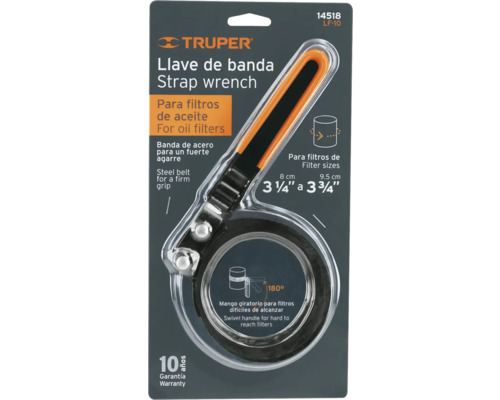 Cheie portabilă pentru filtre de ulei marca Truper