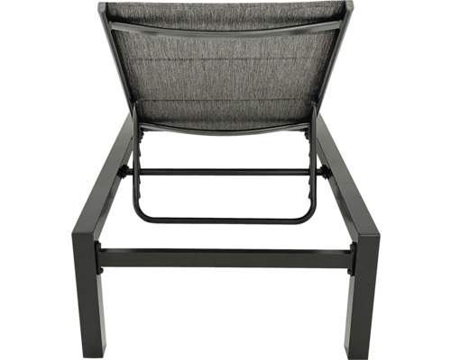 Scaun de grădină cu cadru din aluminiu și tapițerie textilă