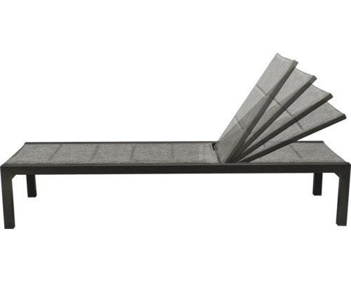 Șezlong de grădină reglabil din metal