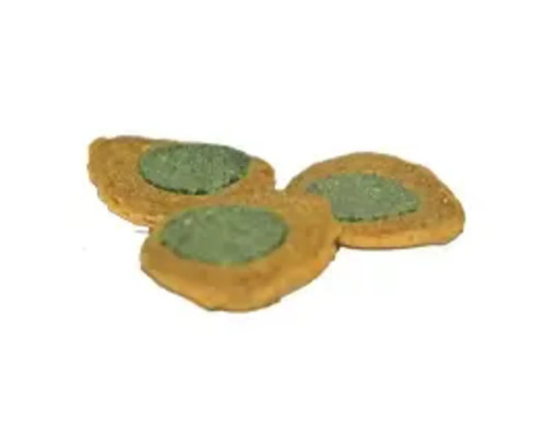 Trei biscuiți pentru câini cu umplutură