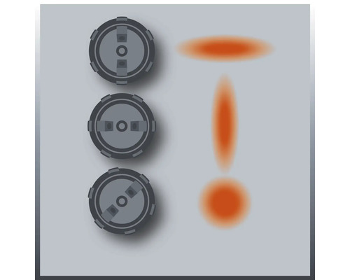 Trei duze de pulverizare cu modele de pulverizare pentru pistoale de vopsit