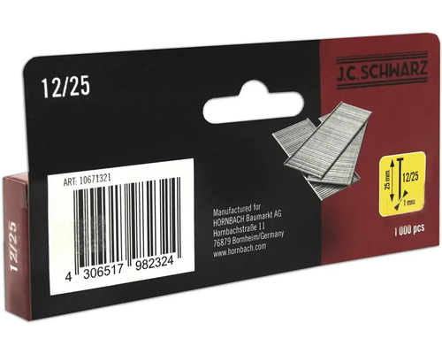 Capse J.C. Schwarz 12/25, 1000 bucăți