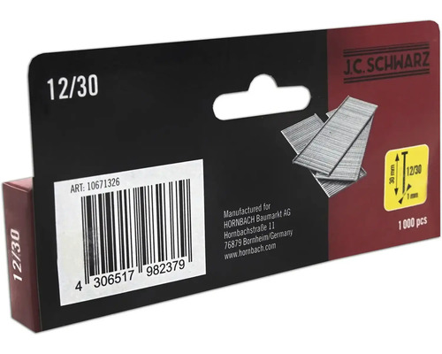 Capse J.C. Schwarz 12/30, pachet de 1000 de bucăți