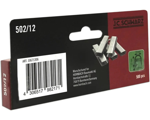 Capse J.C. Schwarz tip 502/12, 500 bucăți