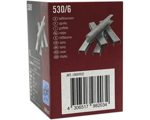 Cutie capse 530/6