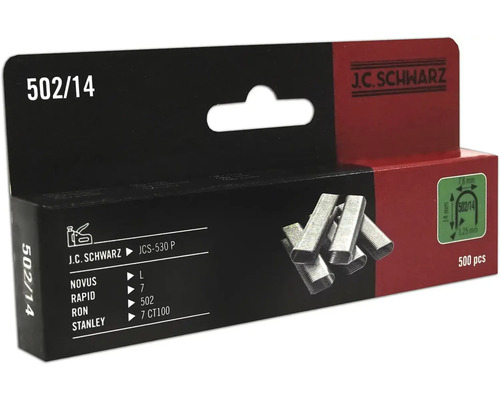 Capse zincate Jc Schwarz 502/„4mm, 500 buc. Capse J.C. Schwarz 502/14, 500 bucăți