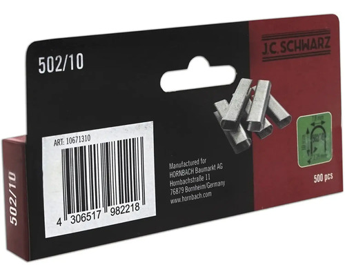 Capse J.C. Schwarz tip 502/10, 500 bucăți