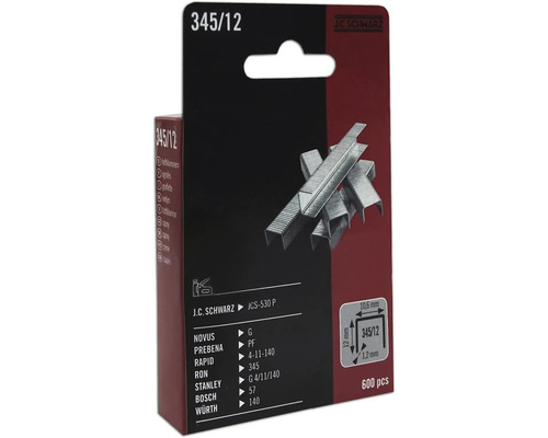 Capse J C Schwarz tip 345/12, 600 bucăți