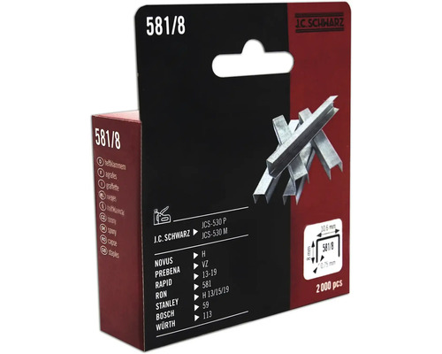 Capse J.C. Schwarz tip 581/8, 2000 bucăți