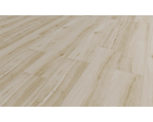 Acoperire de podea din vinil așezată cu structură din lemn