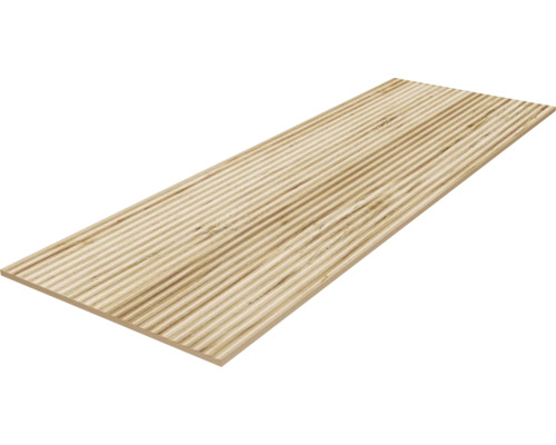 Scândură de lemn cu suprafață canelată