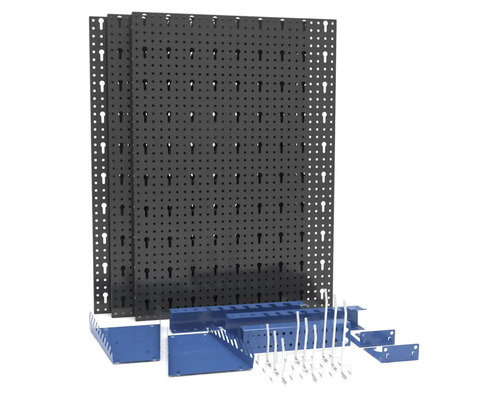 Set panou perforat pentru scule cu plăci și accesorii pentru depozitarea sculelor