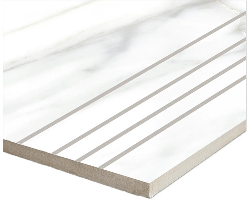 Model de faianță cu decor liniar pe suprafață netedă