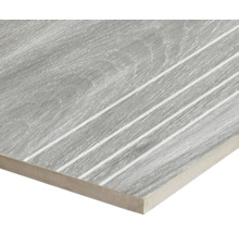 Treaptă gresie rectificată MIRAVA BERGEN Grey 29,5x120 cm