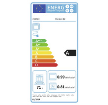 Eticheta energetică Franke FSL 86 H BK