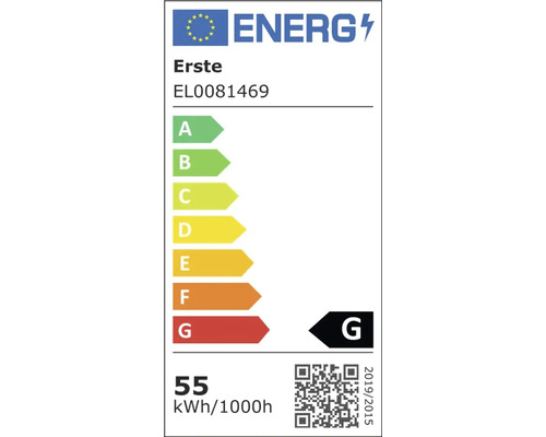 Eticheta energetică Erste EL0081469 cu clasa de eficiență energetică G