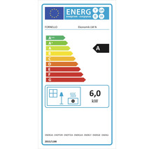 Etichetă energetică pentru Fornello Ekonomik LM N cu clasa de eficiență energetică A și 6,0 kilowați