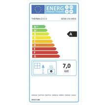 Etichetă energetică pentru Thermia Xena 310 Weiß cu clasa de eficiență energetică A și 7,0 kilowați